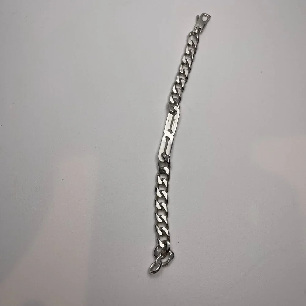 GUCCI Infinity Knot Chain Bracelet Sterling Silver 925 - Preowned - Picture 9 of 11
